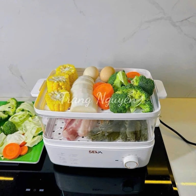 NỒI HẤP 2 TẦNG SEKA 10L