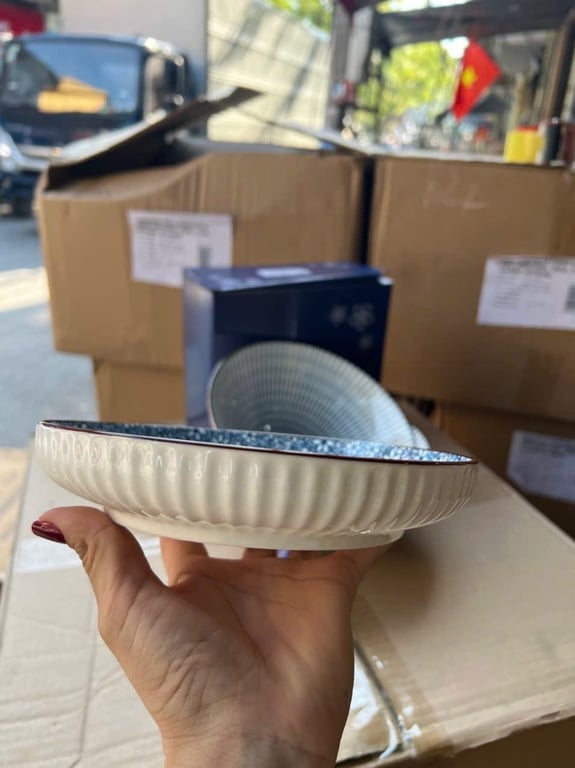 SET 2 BÁT 1 ĐĨA SỨ hàng km của Comfort