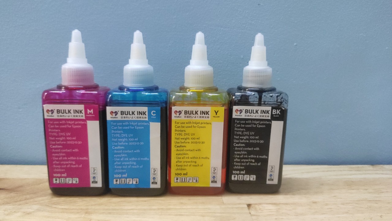 Mực Bơm Nạp Bulk InK (100Ml) Màu Xanh