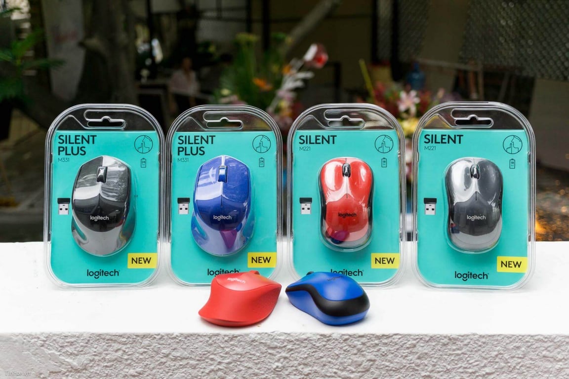 Chuột Máy Tính Không Dây Logitech M331 Silent