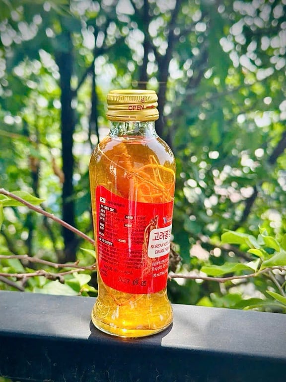 NƯỚC HỒNG SÂM CÓ CỦ KANG'S FOOD 120ML x 10 CHAI