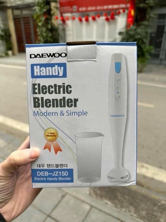 máy xay cầm tay chính hãng Daewoo Hàn Quốc