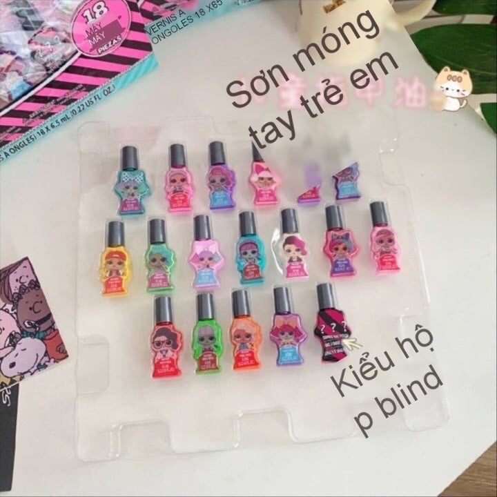 Bộ sơn móng tay #Nail_Polish #LOL xuất Pháp