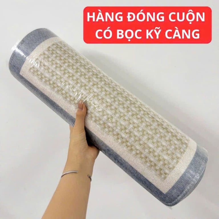 MK23 - Set 2 thảm nhà bếp vải dệt siêu thấm nước đế chống trượt size 40x70cm + 40x150cm GHA111
