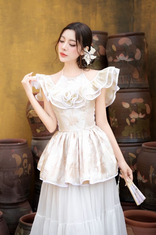 Flexy - Set Yếm Niên An kem S/M/L/XL