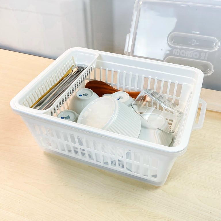 RỔ ÚP BÁT ĐĨA CÓ NẮP INOMATA NHẬT BẢN