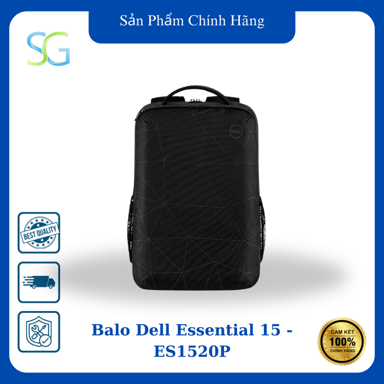 Balo Dell Essential Backpack 15 - ES1520P - Hàng Chính Hãng