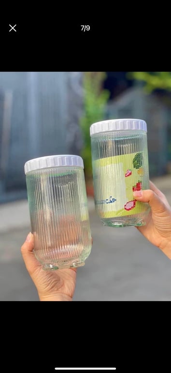 hũ thuỷ tinh hàng quà tặng KM của Unilever 900ml