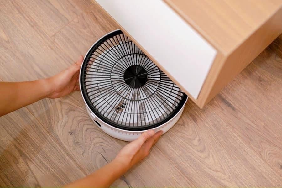 Quạt cây gấp gọn tích điện thông minh Elegant Germany