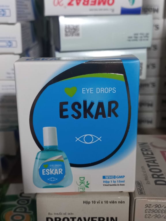 Eskar hộp 15ml lốc/10c xanh dương