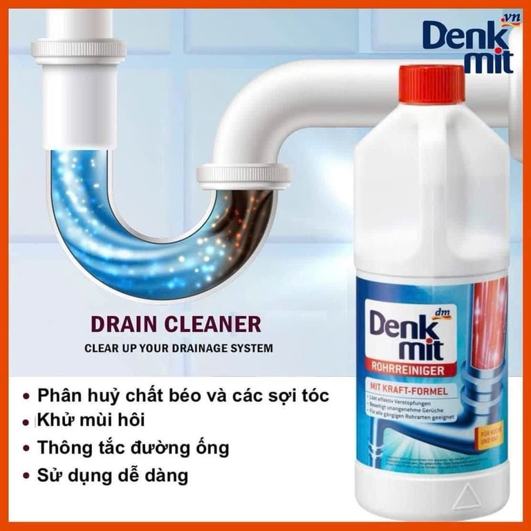 Dung dịch thông đường ống Denkmit 1000ml