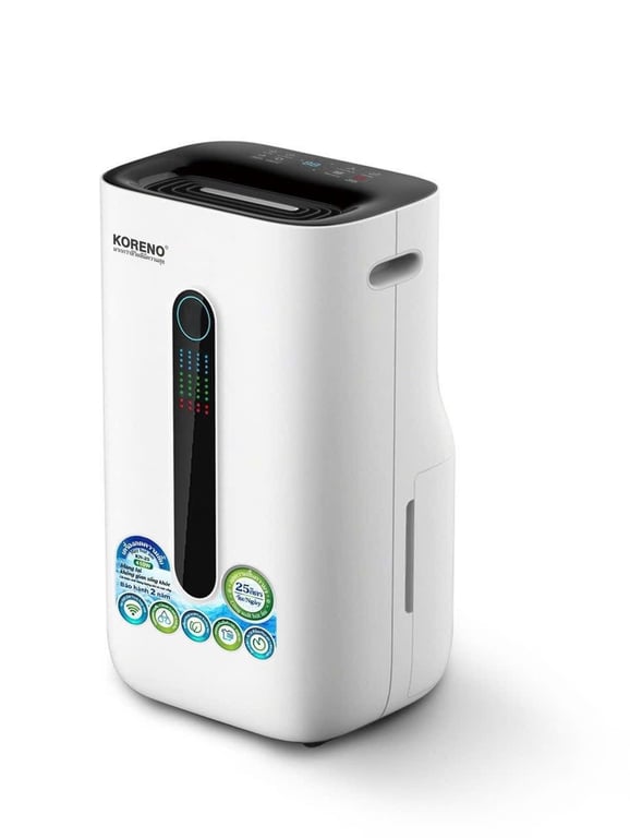 KN25 -  MÁY HÚT ẨM VÀ LỌC KHÔNG KHÍ KORENO 410W