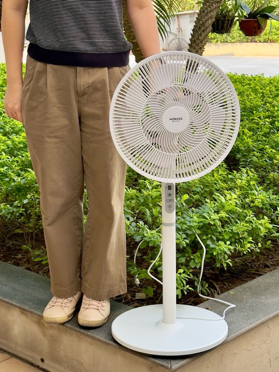 Quạt cây 7 cánh điều khiển từ xa Kaiyo Nhật 2025