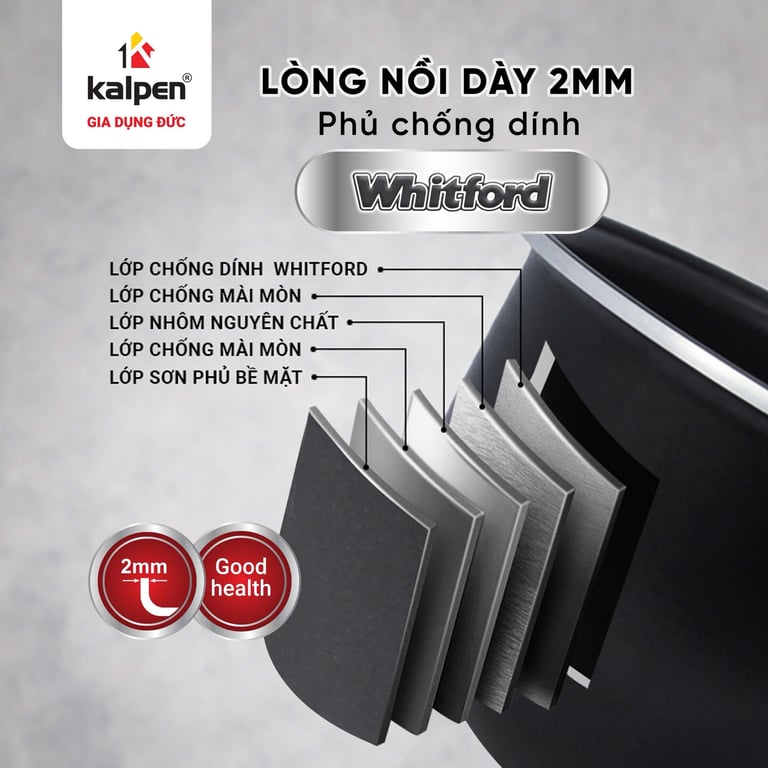 NỒI CƠM ĐIỆN CAO CẤP Ủ ẤM 3D KALPEN R9 DUNG TÍCH 1.8L