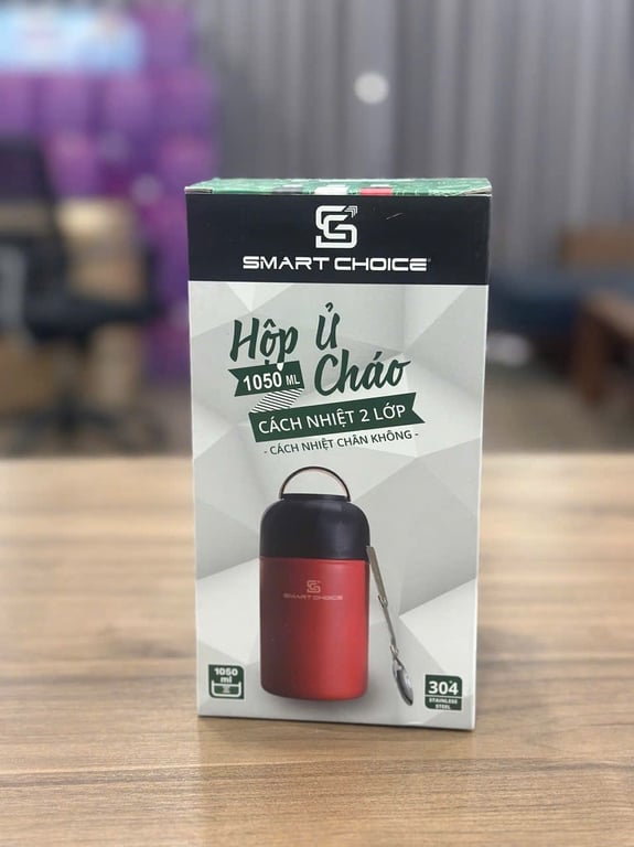BÌNH GIỮ NHIỆT / Ủ CHÁO INOX 304 – DUNG TÍCH 1050ML