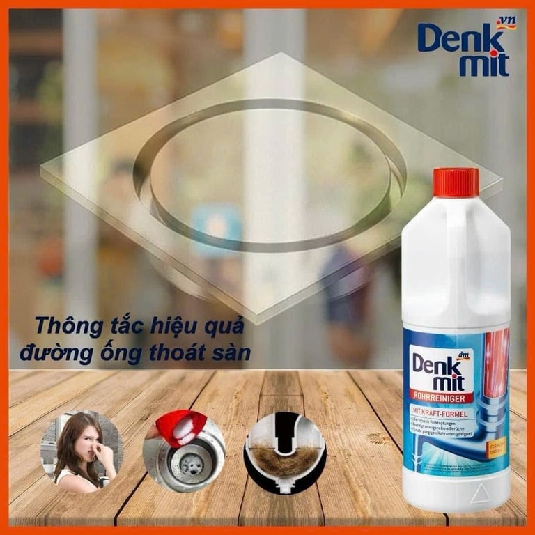 Dung dịch thông đường ống Denkmit 1000ml