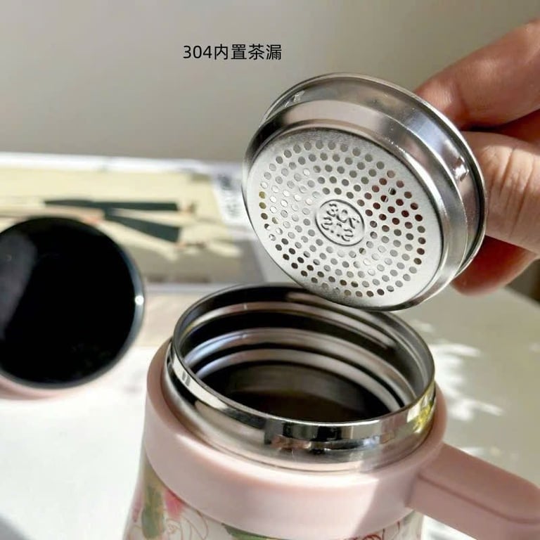 Bình giữ nhiệt hoa hồng 550ml