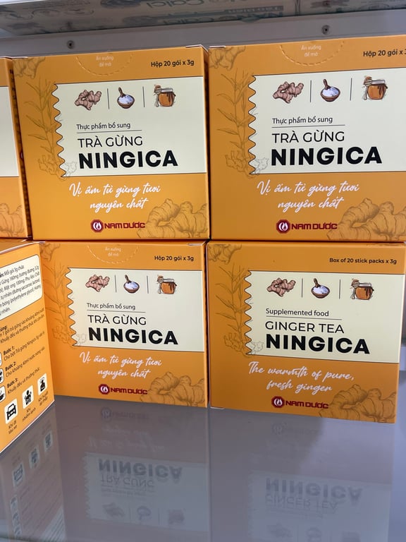 Trà gừng nam dược ningica h/20 gói