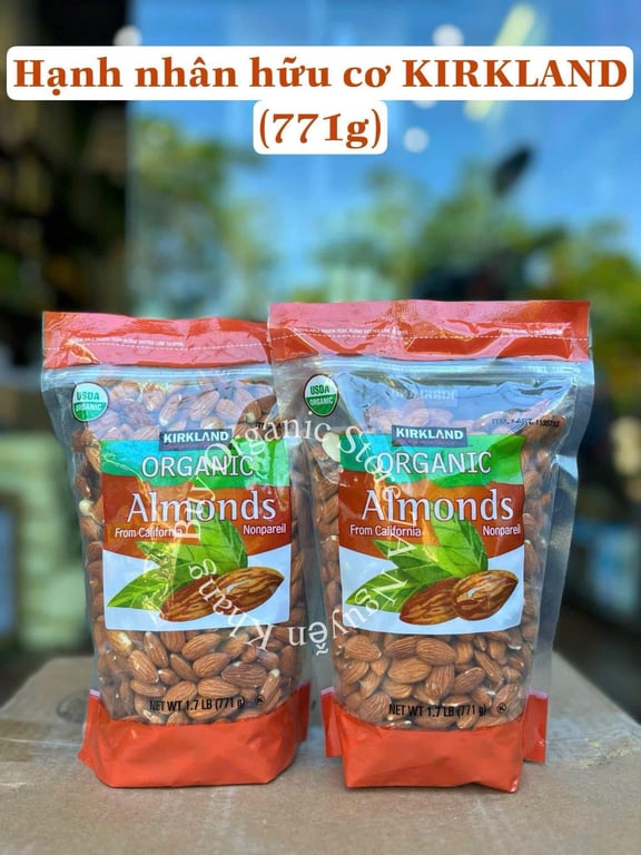 HẠNH NHÂN HỮU CƠ KIRKLAND MỸ túi 771G