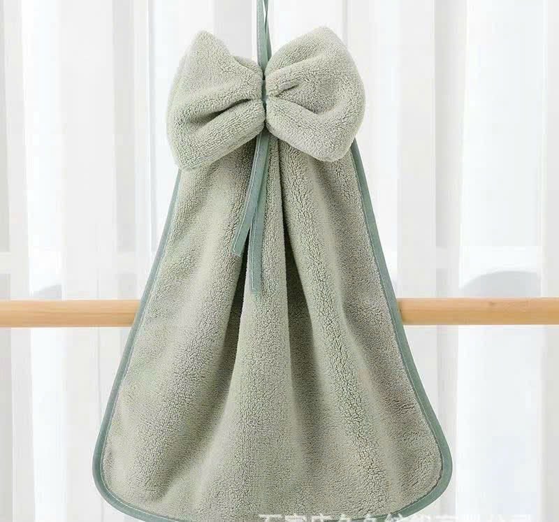 COMBO 4 KHĂN LAU TAY HÌNH NƠ DỄ THƯƠNG