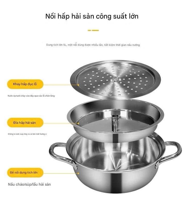 Nồi lẩu hơi Chockmen 26/30cm