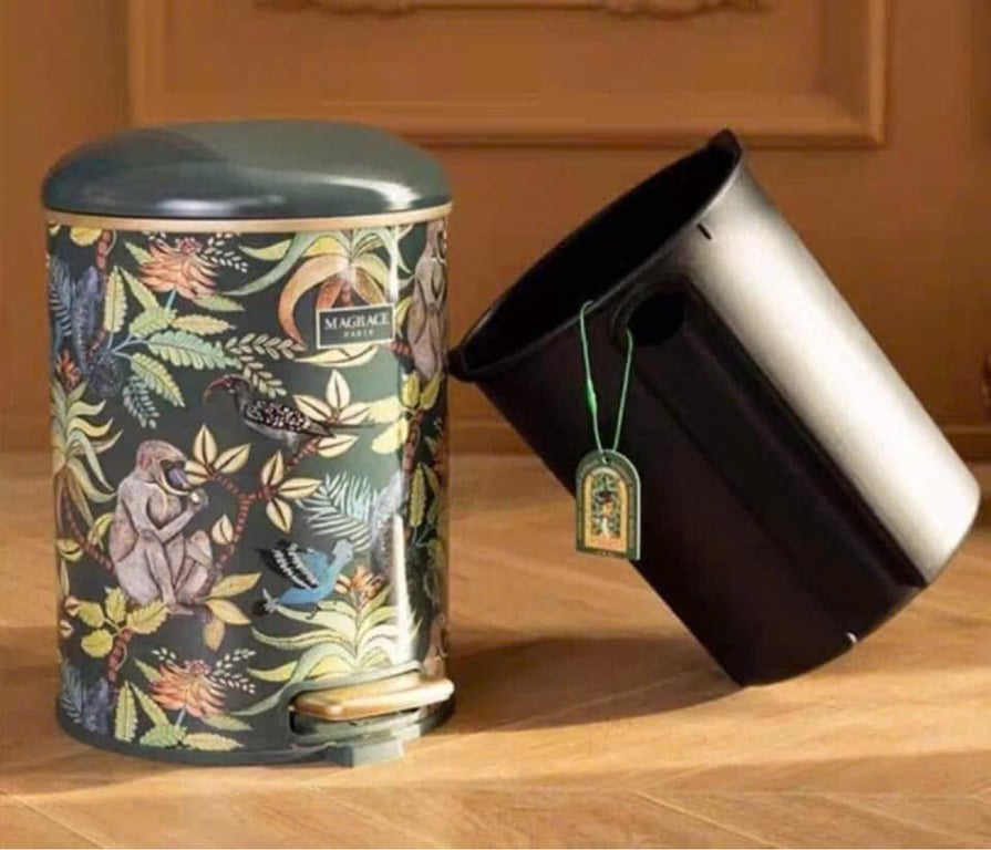 THÙNG RÁC MAGRACE PARIS HỌA TIẾT HOA