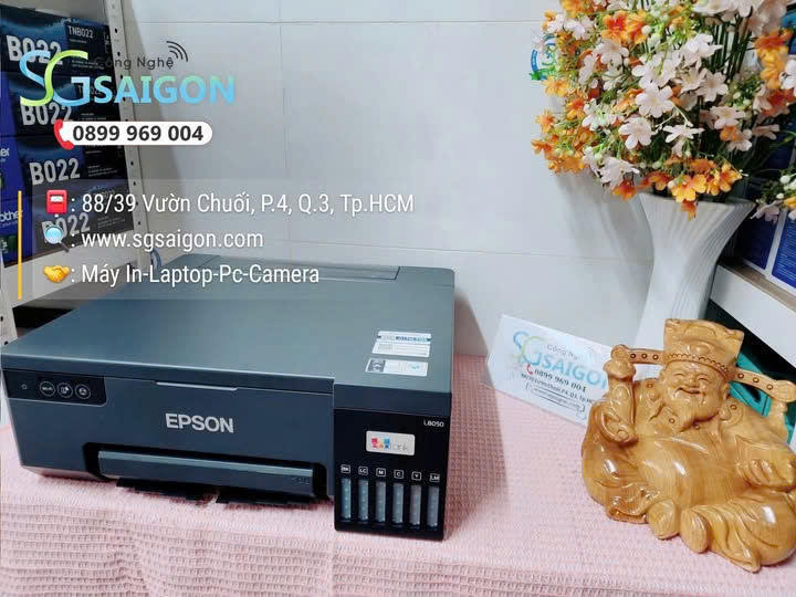 Máy In Phun Màu Đa Năng Epson L8050 (A4/ In/ USB/ WIFI) - Hàng Chính Hãng