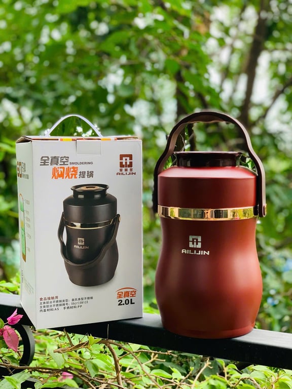 “Cặp lồng” đựng cơm, cháo, dung tích 2000ml,