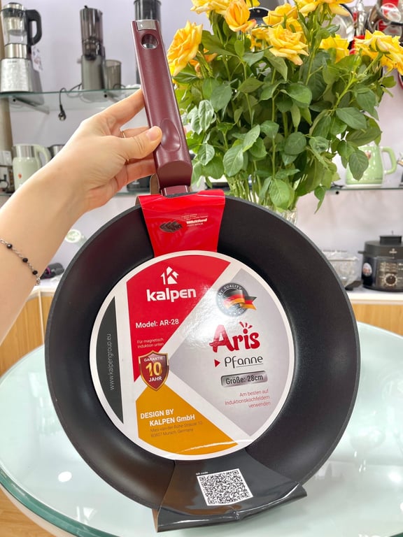 CHẢO CHỐNG DÍNH SÂU LÒNG ĐÁY TỪ KALPEN ARIS ĐỦ SIZE 20CM, 24CM, 26CM, 28CM mới