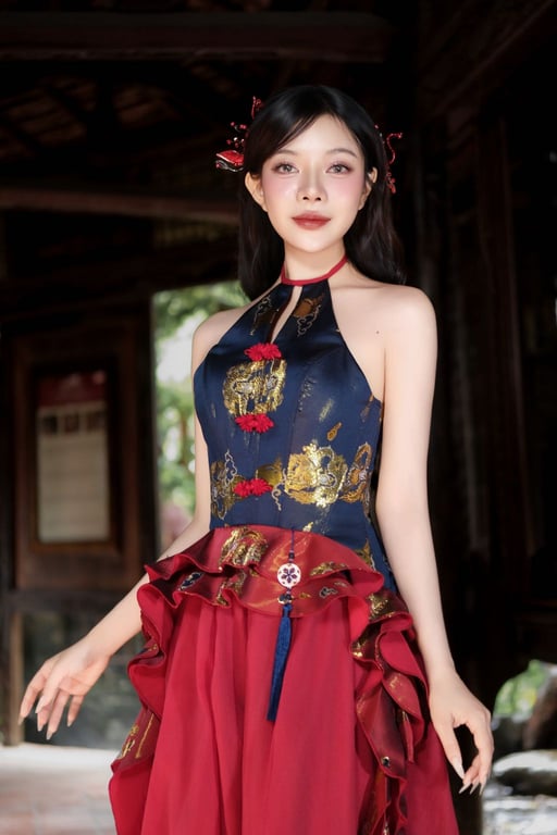Flexy - Set Yếm Lam Uyên S/M/L/XL