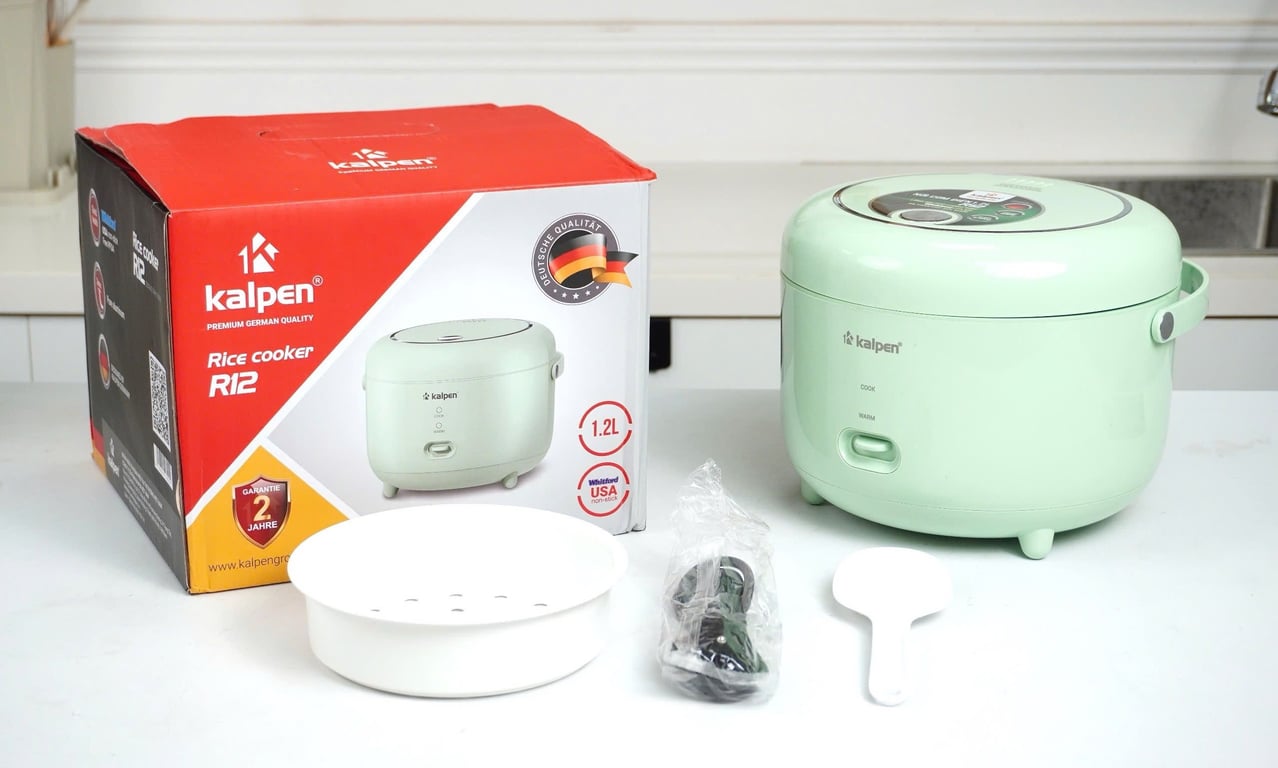 NỒI CƠM ĐIỆN CAO CẤP KALPEN R12 DUNG TÍCH 1,2L