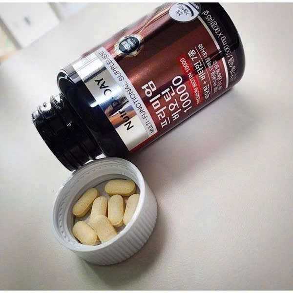 Biotin Nutriday 1000mg Hàn Quốc hộp 90 viên