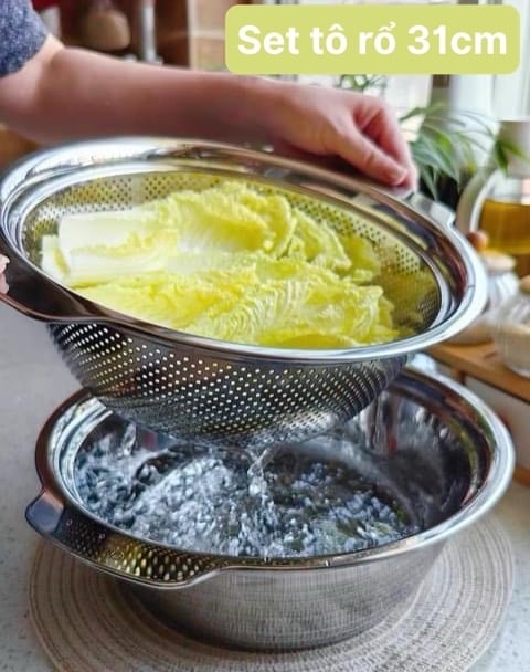 tô rổ inox chockmen 31cm