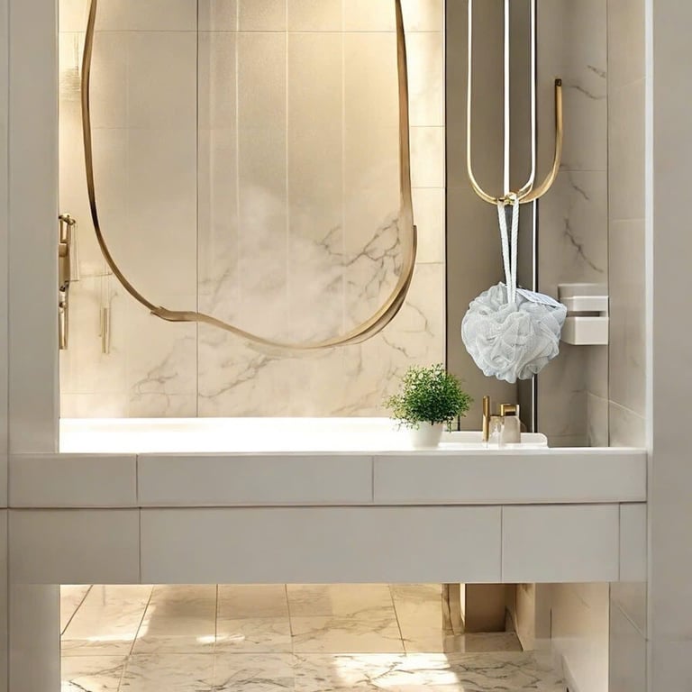 Bông tắm Massage Bath & Body Nezumi Nhật Bản