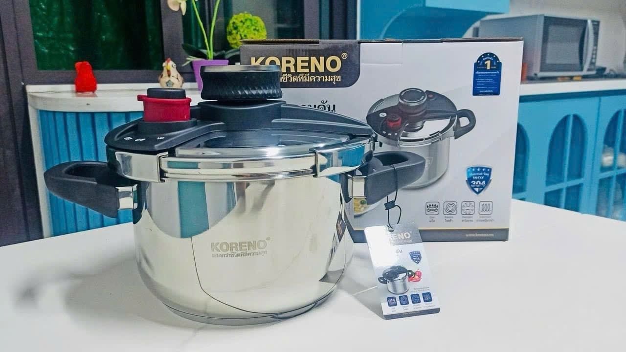 NỒI ÁP SUẤT INOX 304 ĐÁY TỪ  KORENO 5L KN905