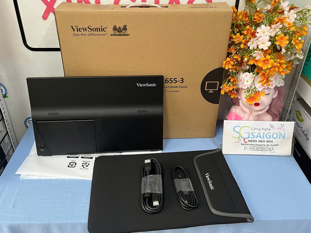 Màn Hình Di Động ViewSonic VA1655-3 (15.6 inch - IPS - FHD - 60Hz - 7ms)