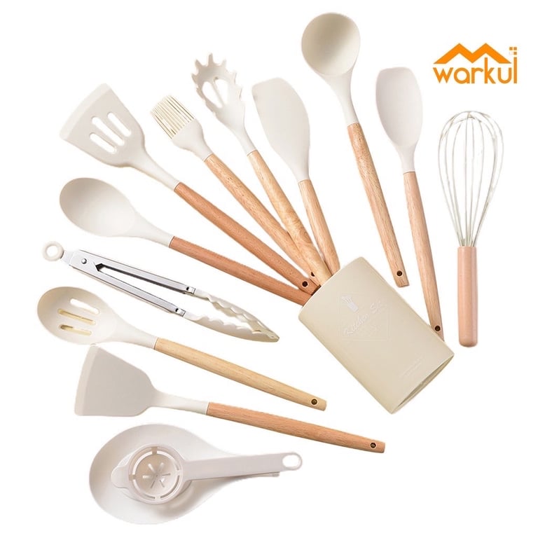 BỘ DỤNG CỤ NHÀ BẾP SILICON 14 MÓN