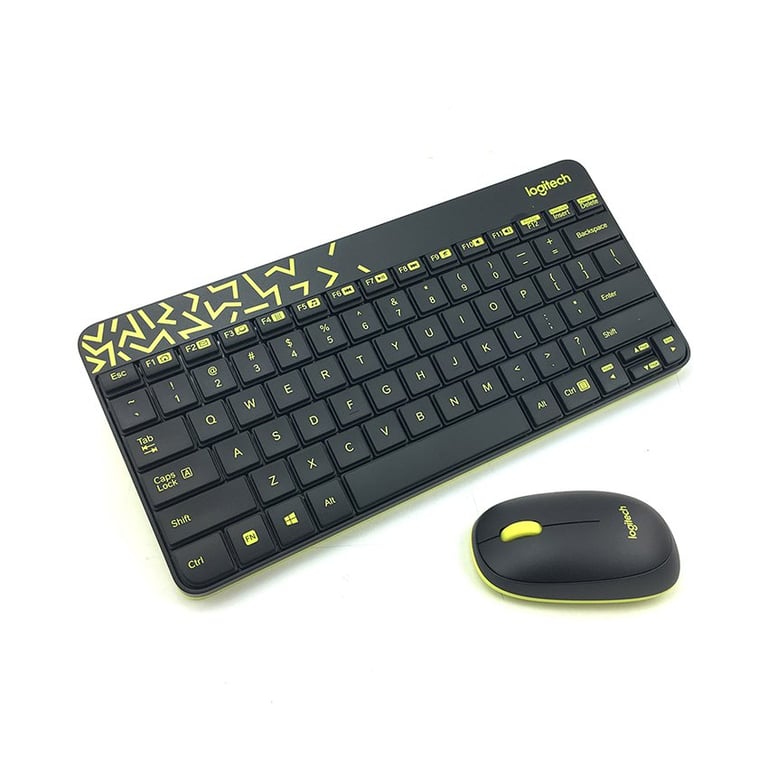Bộ Phím Chuột Không Dây LOGITECH MK240 NANO WIRELESS (USB/ĐEN)