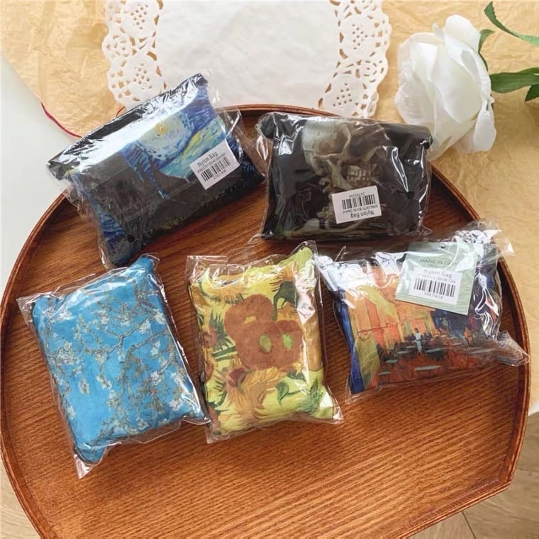 Set 3 túi hoạ tiết tranh Van Gogh