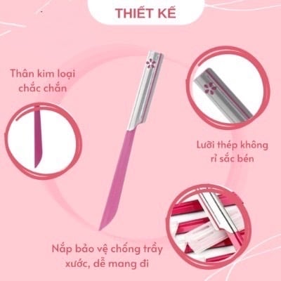 Set 10 Dao Cạo Lông Mày Nhật Bản kai