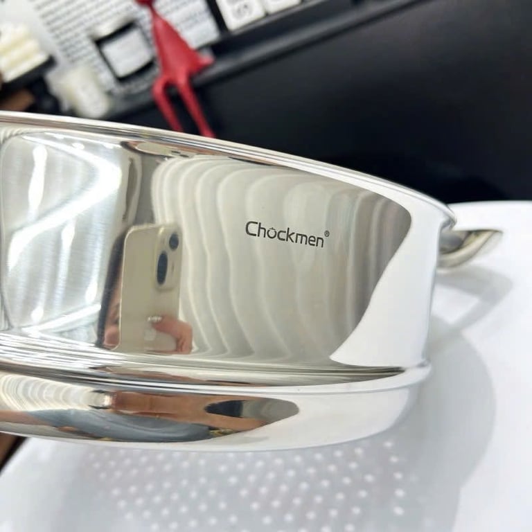 Bộ nồi kèm xửng hấp mẫu mới 2 tầng Chockmen 26cm-28cm
