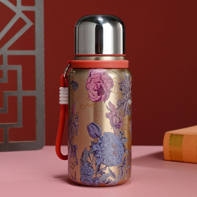 Bình Giữ Nhiệt Hoa Hoè Có Lướt Lọc Trà 600ml