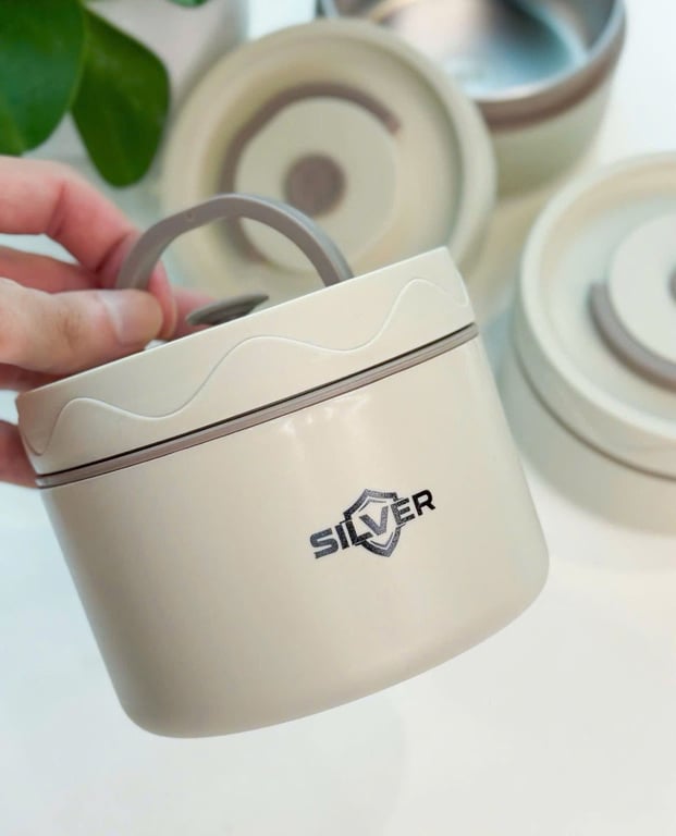 Bộ hộp cơm Silver Lunch Box Germany