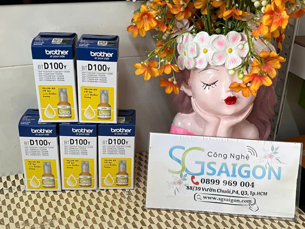 Bộ mực máy in phun Brother BTD100