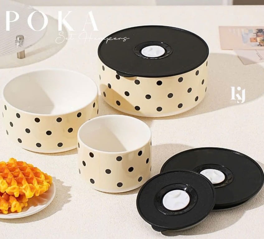 SET 3 BÁT SỨ CÓ NẮP ĐẬY