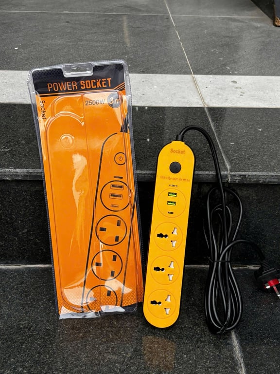 Ổ CẮM ĐIỆN ĐA NĂNG 2500W – DÂY 3 MÉT