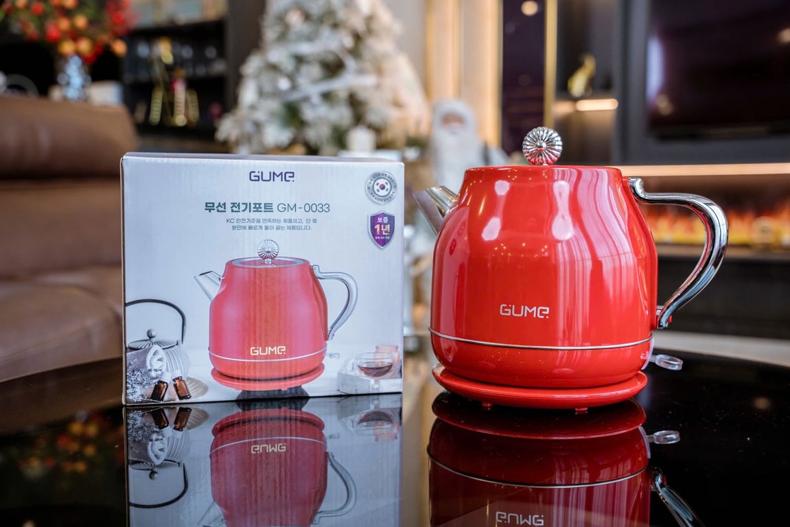 Ấm siêu tốc đỏ Gume GM0033 1.8L
