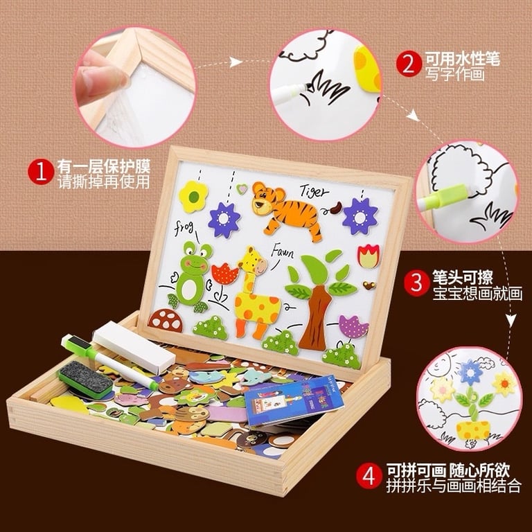 set đồ chơi hít nam châm