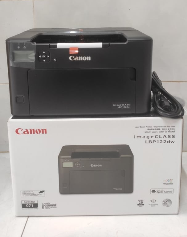 Máy In Laser Trắng Đen Đơn Năng Canon LBP 122DW (In đảo mặt/ A4/ A5/ USB/ LAN/ WIFI)(BH 24T)