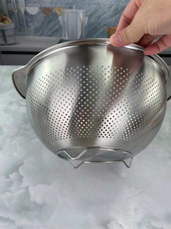 CKM248 - RỔ INOX BẦU CHOCKMEN 25CM